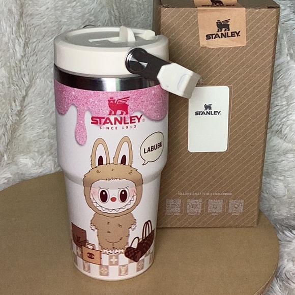Stanley Other - Stanley X Labubu Pink and White with Designer  Pattern